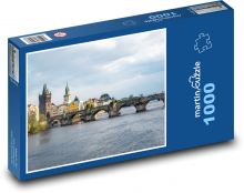 Charles Bridge - Vltava River Puzzle 1000 pieces - 60 x 46 cm 