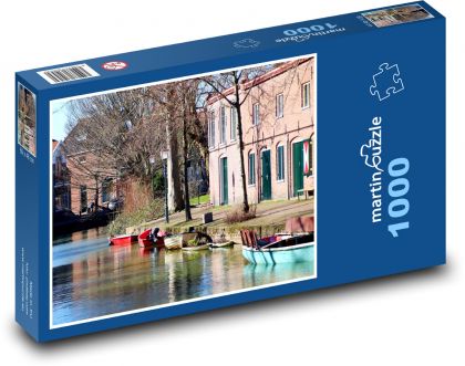 Schiffe auf dem Fluss - Puzzle - 1000 Teile