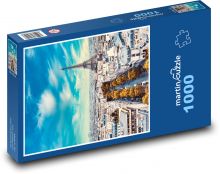 Eiffelova věž - Paříž, Francie Puzzle 1000 dílků - 60 x 46 cm