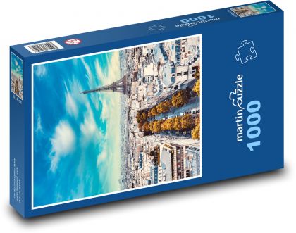 Eiffel Tower - Paris, France - Puzzle 1000 pieces, size 60x46 cm 