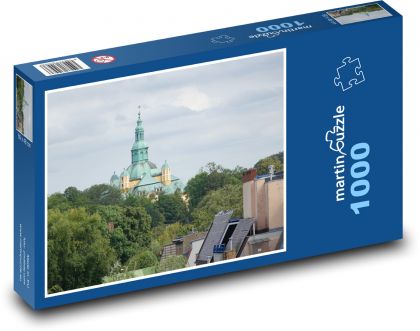 Jelenia Góra - Poland, church - Puzzle 1000 pieces, size 60x46 cm 
