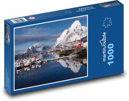 Lofoten - Norway, boats - Puzzle 1000 pieces, size 60x46 cm 