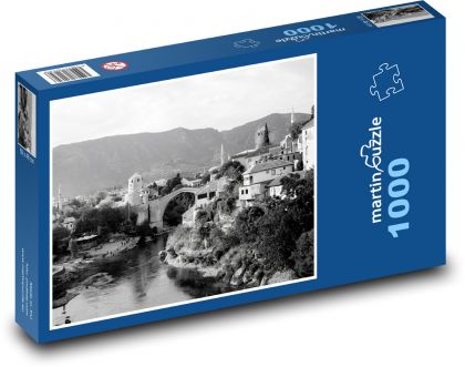 Mostar - Montenegro - Puzzle 1000 pieces, size 60x46 cm 