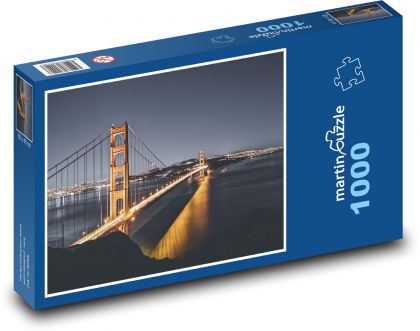 Brücke bei Nacht - Puzzle - 1000 Teile