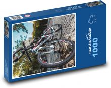 Jízdní kolo v parku Puzzle 1000 dílků - 60 x 46 cm