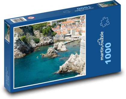 Chorvátsko - Dubrovník - Puzzle 1000 dielikov, rozmer 60x46 cm