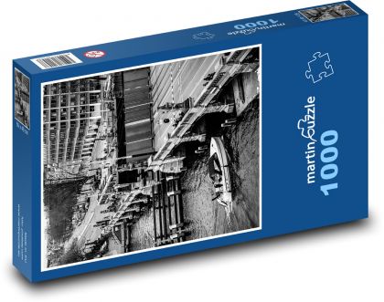 Kanał Amsterdamski - Puzzle 1000 elementów, rozmiar 60x46 cm