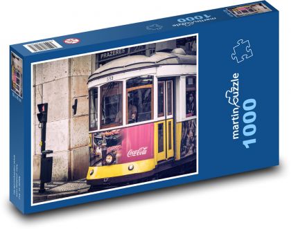 Tramwaj - Lizbona, Portugalia - Puzzle 1000 elementów, rozmiar 60x46 cm