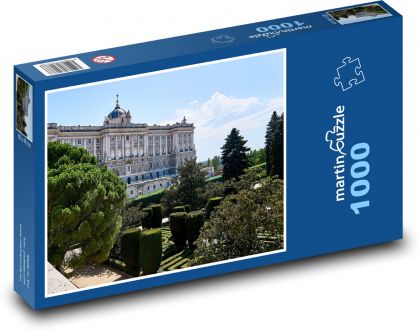 Hiszpania - Madryt, Pałac - Puzzle 1000 elementów, rozmiar 60x46 cm