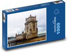 Turm von Belém - Lissabon, Portugal Puzzle 1000 Teile - 60 x 46 cm