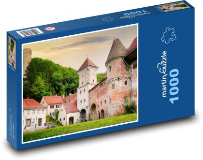 Sandauer brána - městská brána, Německo - Puzzle 1000 dílků, rozměr 60x46 cm