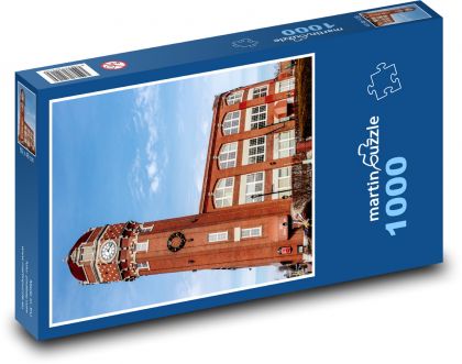 Hodinová veža - budova - Puzzle 1000 dielikov, rozmer 60x46 cm