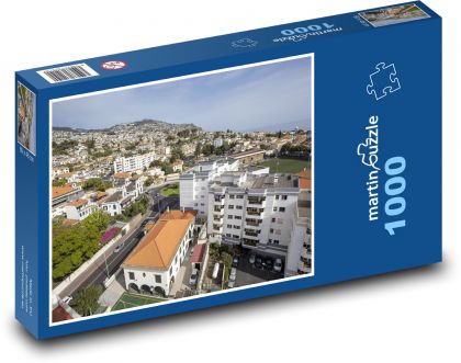Domy - město - puzzle 1000 dílků