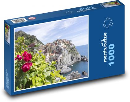 Itálie - pobřeží - puzzle 1000 dílků