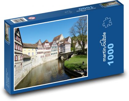 Schwäbisch hall - Německo - puzzle 1000 dílků