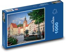 Historické náměstí Puzzle 1000 - 60x46 cm