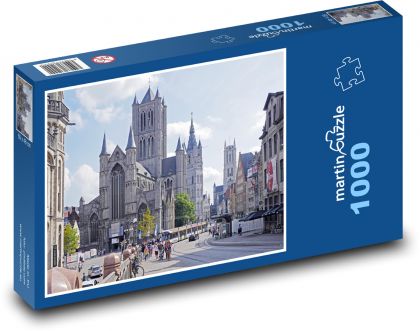 City - Cathedral - Puzzle 1000 pieces, size 60x46 cm 