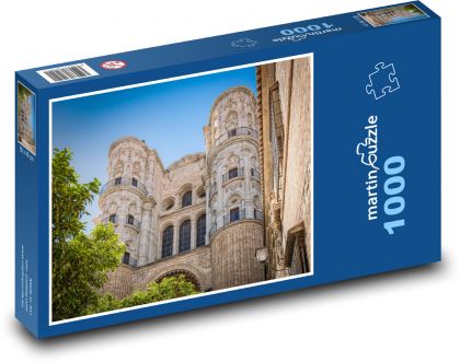 Katedrála - stavba - Puzzle 1000 dielikov, rozmer 60x46 cm