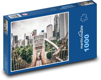 Architektura - Most - Puzzle 1000 elementów, rozmiar 60x46 cm