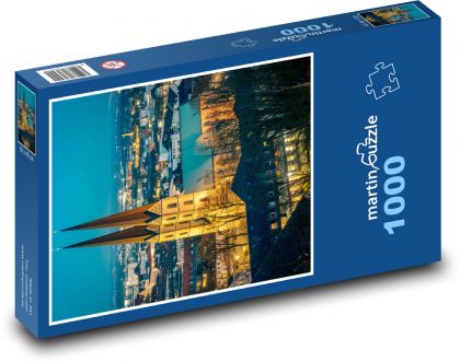 Noční město - puzzle 1000 dílků