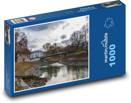 Fluss - Brücke - Puzzle - 1000 Teile