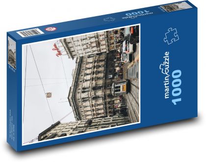 Ulice - tramvaj - Puzzle 1000 dílků, rozměr 60x46 cm