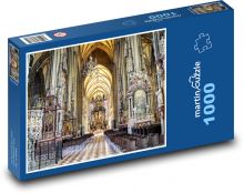 Wiedeń - Austria, kościół Puzzle 1000 elementów - 60x46 cm