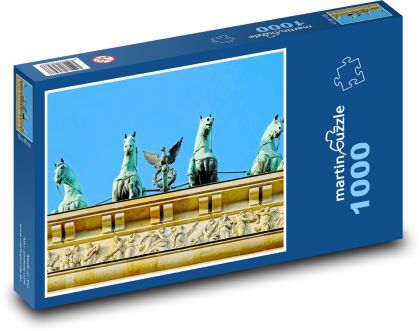 Brama Brandenburska - Berlin, Niemcy - Puzzle 1000 elementów, rozmiar 60x46 cm