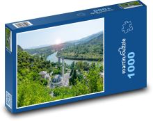 Počitelj - Bosna a Hercegovina Puzzle 1000 dielikov - 60 x 46 cm 