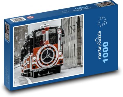 Car - Train - Puzzle 1000 pieces, size 60x46 cm 