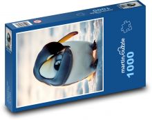 Tučňák s mládětem Puzzle 1000 dílků - 60 x 46 cm