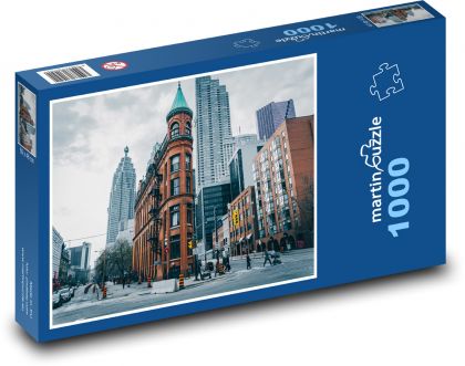 Stadt - Architektur, Wolkenkratzer - Puzzle - 1000 Teile