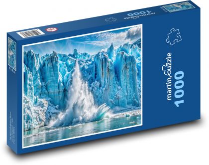 Padající ledovec - puzzle 1000 dílků