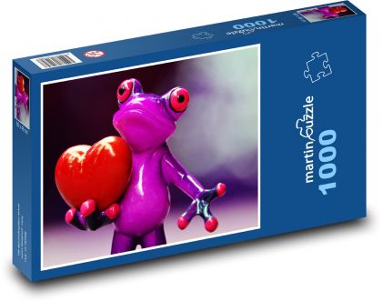 Srdce a žába - puzzle 1000 dílků