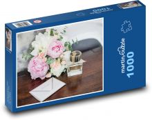 Valentínska kytica Puzzle 1000 dielikov - 60 x 46 cm 