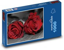 Red Rose  Puzzle 1000 pieces - 60 x 46 cm 