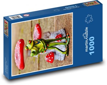 Žáby v objetí - puzzle 1000 dílků