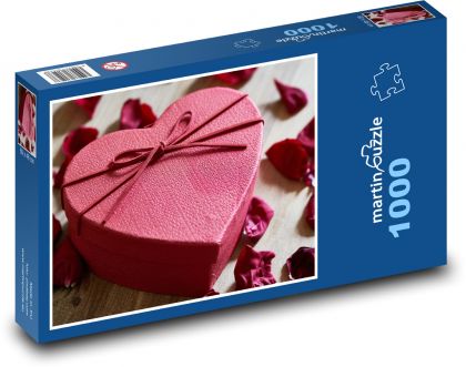 Valentine´s Day Gift Heart - Puzzle 1000 pieces, size 60x46 cm 