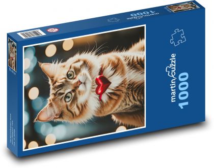 Eine Katze mit Herz - Puzzle - 1000 Teile