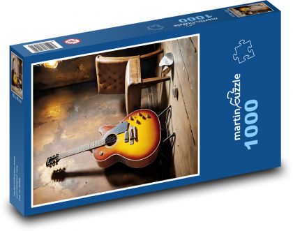 Guitar - Puzzle 1000 pieces, size 60x46 cm 