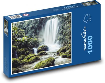 Vodopád v pralese - puzzle 1000 dílků