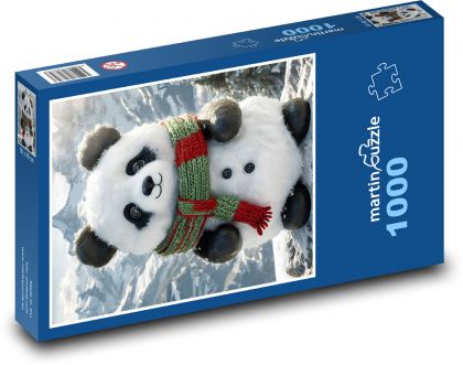 Panda - Puzzle 1000 pieces, size 60x46 cm 