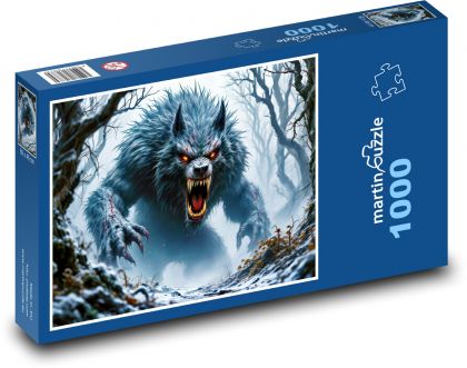 Wilkołak - Puzzle 1000 elementów, rozmiar 60x46 cm