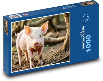 Malé prase v lese - puzzle 1000 dílků