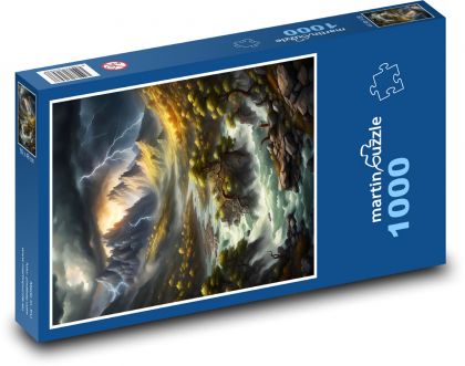 Berglandschaft - Puzzle - 1000 Teile