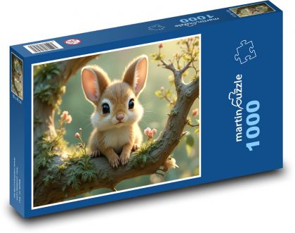 Królik - Puzzle 1000 elementów, rozmiar 60x46 cm