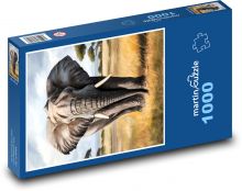 Elephant Puzzle 1000 pieces - 60 x 46 cm