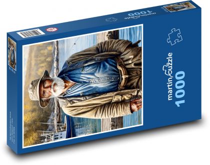 Fischer am See - Puzzle - 1000 Teile