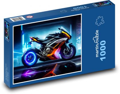 Motorka - Puzzle 1000 dielikov, rozmer 60x46 cm