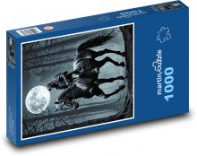 Rytíř na koni Puzzle 1000 - 60x46 cm